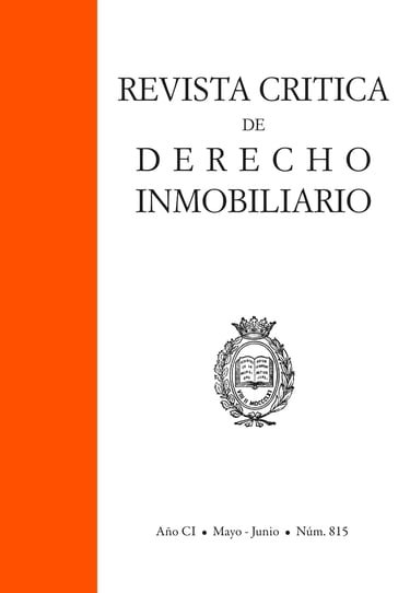 Revista Crítica de Derecho Inmobiliario