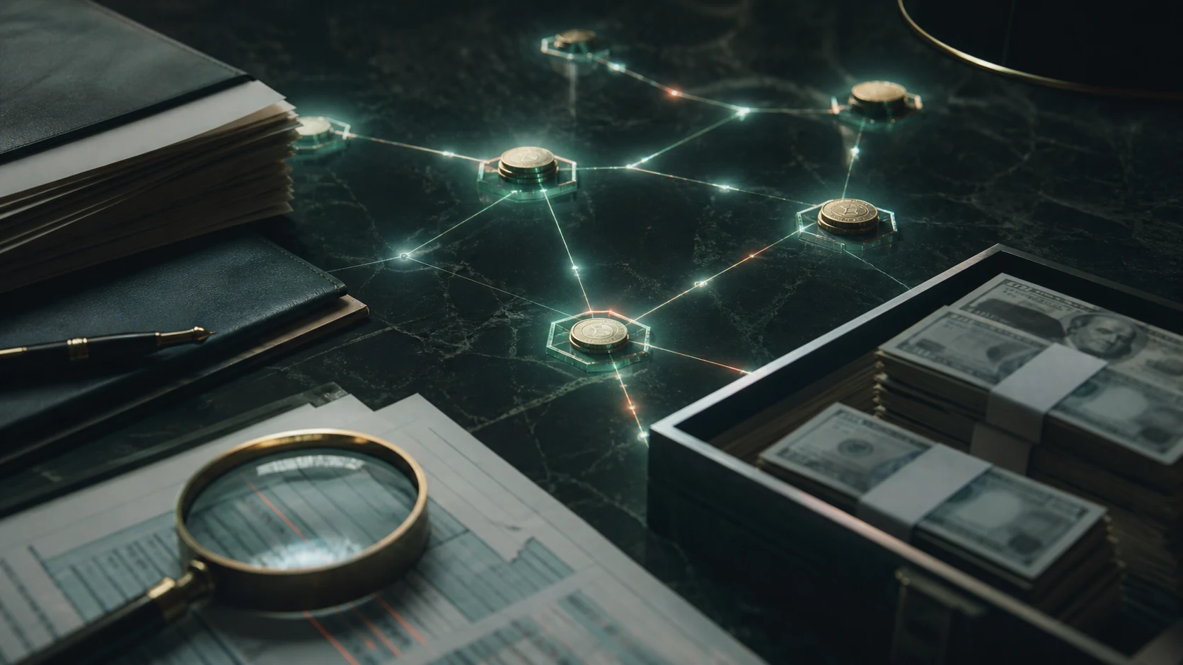 Investigación financiera de operaciones con criptomonedas y posible blanqueo de capitales